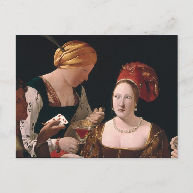 Chettan med Ace of Diamonds Vykort (Framsida)