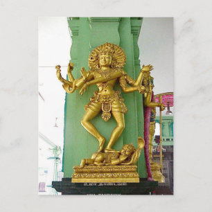 Chettiar Hindu temple, Hindu God Vykort