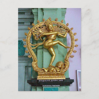 Chettiar Hindu temple Hindu Statue Vykort