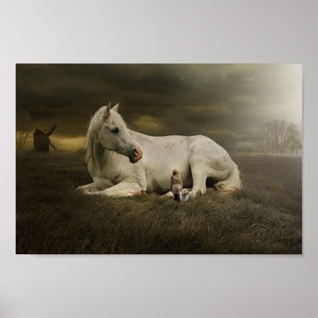 Cheval et enfant poster (Framsidan)