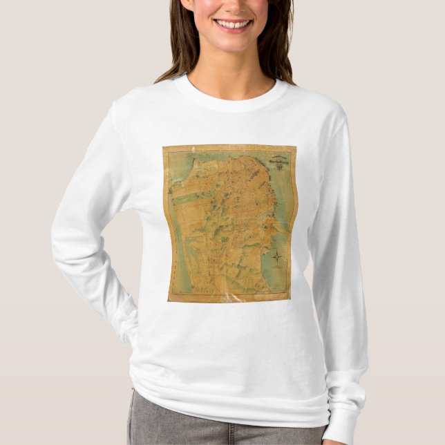 Chevalierkartan av San Francisco T-shirt (Framsida)