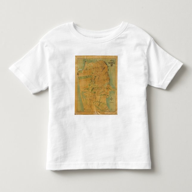 Chevalierkartan av San Francisco Tee Shirt (Framsida)
