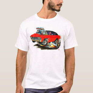 Chevelle 1968-69 röd och svart bästa bil tee shirt