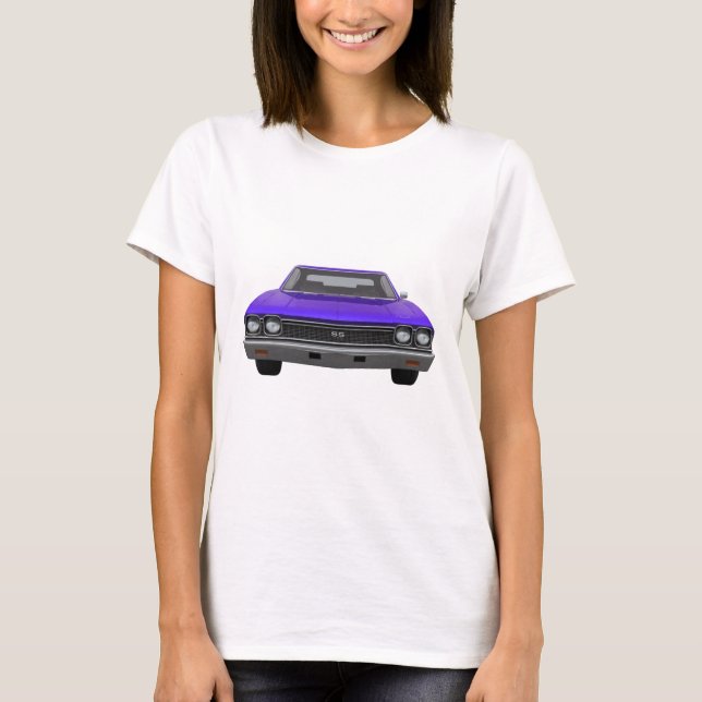 Chevelle 1968 SS: Lilafullföljande Tee (Framsida)