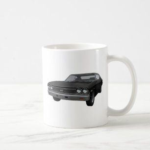 Chevelle 1968 SS: Svart fullföljande Kaffemugg