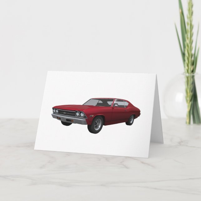 Chevelle 1969 SS: GodisApple fullföljande Kort (Framsida)