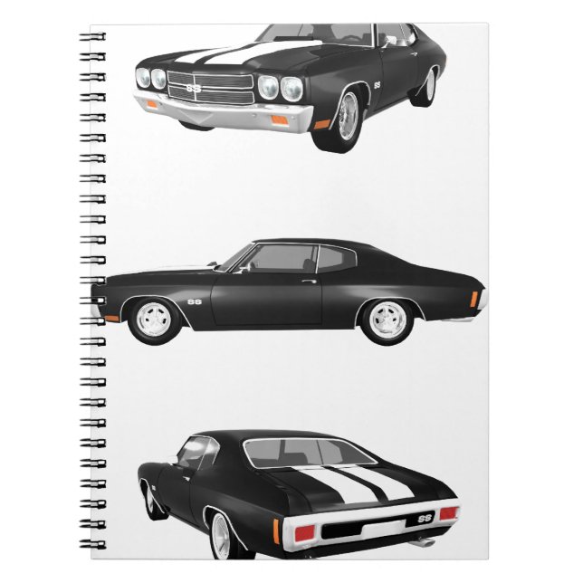 Chevelle 1970 SS: Anteckningsbok (Framsidan)