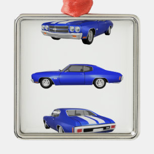 Chevelle 1970 SS: Julgransprydnad Metall