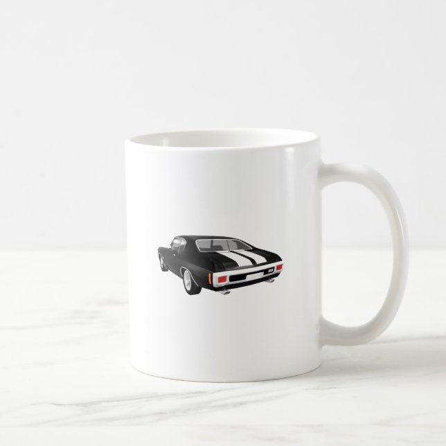 Chevelle 1970 SS: Svart fullföljande: Kaffemugg (Höger)