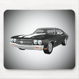Chevelle 1970 SS: Svart fullföljande: Mousepad Musmatta