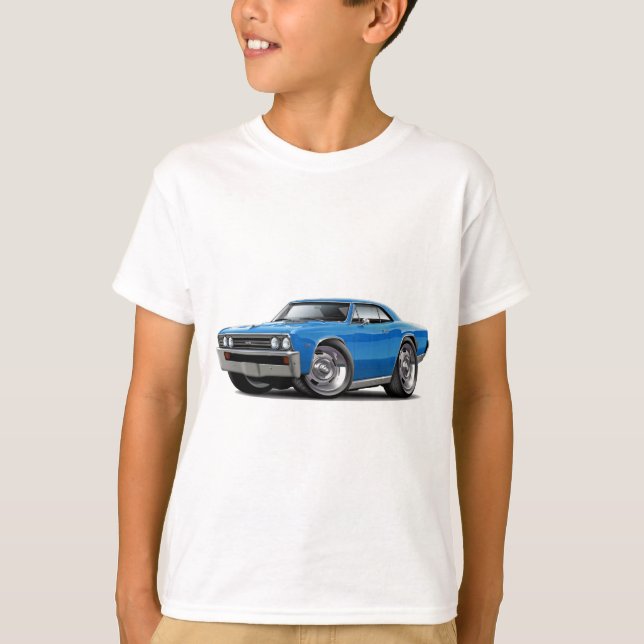 Chevelle blåttbil 1967 tee (Framsida)
