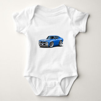 Chevelle blåvit bil 1968 tee shirt