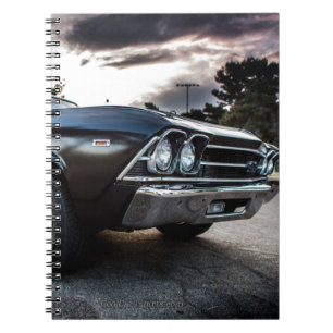 Chevelle fotografi 1969 anteckningsbok med spiral