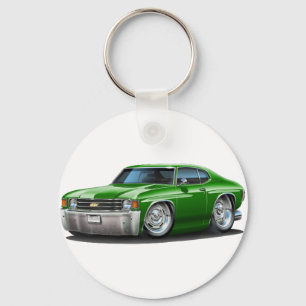 Chevelle grön bil 1971-72 nyckelring