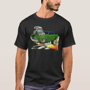 Chevelle Grönt-Svart bil 1970 T-shirt
