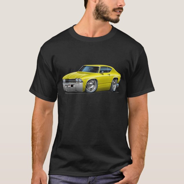 Chevelle gul bil 1969 tröja (Framsida)