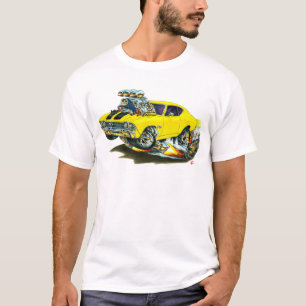 Chevelle Gult-Svart bil 1968-69 Tee Shirt