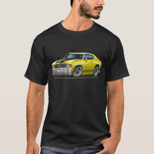 Chevelle Gult-Svart bil 1971-72 T-shirt