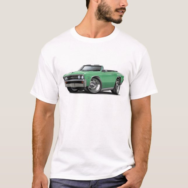 Chevelle Lt 1967 Göra grön Cabriolet Tröja (Framsida)