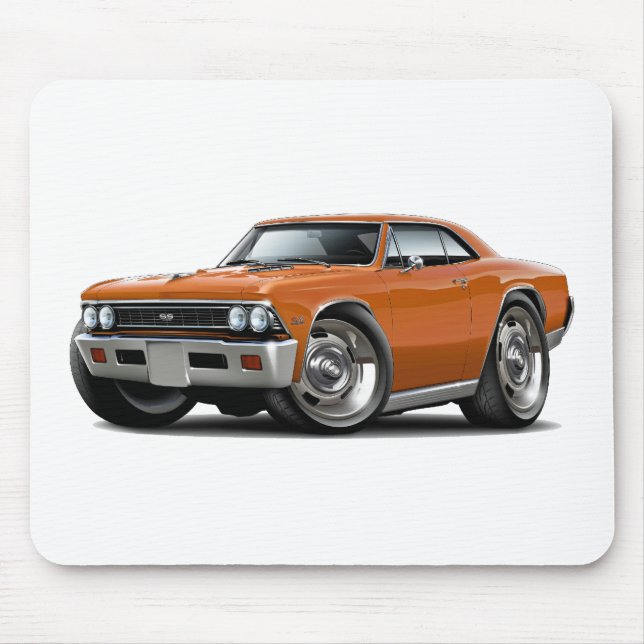 Chevelle orangebil 1966 musmatta (Framsidan)
