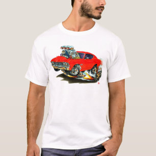 Chevelle röd bil 1968-69 tee