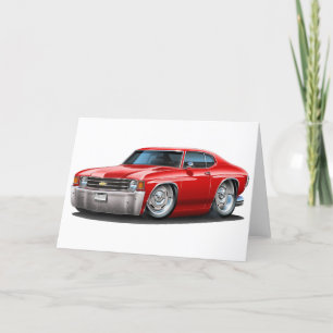 Chevelle röd bil 1971-72 kort