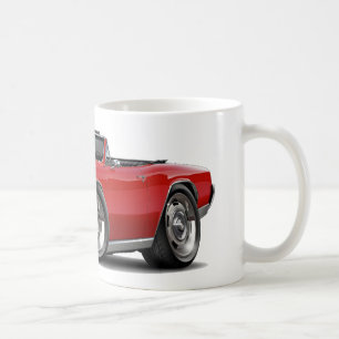 Chevelle röd cabriolet 1967 kaffemugg