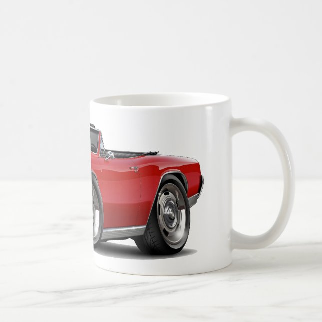 Chevelle röd cabriolet 1967 kaffemugg (Höger)