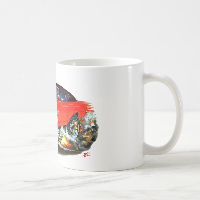 Chevelle Röd-Svart bästa bil 1968-69 Kaffemugg (Höger)