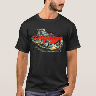 Chevelle Röd-Svart bästa bil 1968-69 Tee