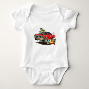 Chevelle Röd-Svart bil 1967 Tee Shirt