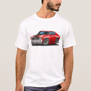 Chevelle Röd-Svart bil 1971-72 Tee