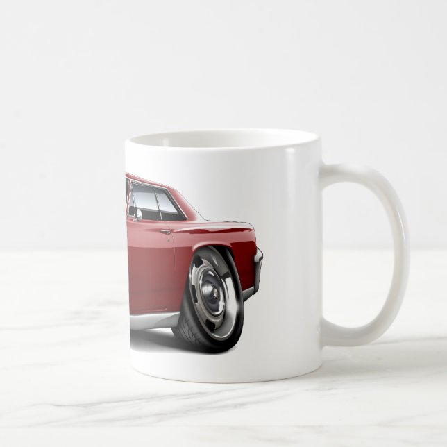 Chevelle rödbrun bil 1964 kaffemugg (Höger)