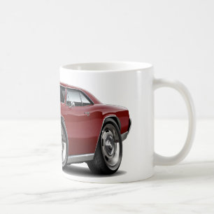 Chevelle rödbrun bil 1966 kaffemugg