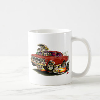 Chevelle rödbrun bil 1967 kaffemugg