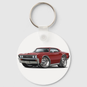 Chevelle rödbrun bil 1967 nyckelring