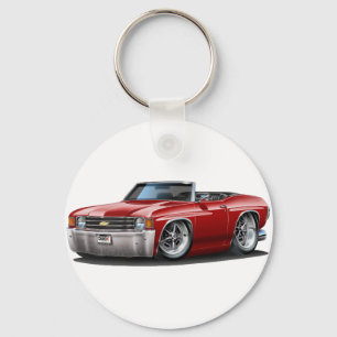 Chevelle rödbrun cabriolet 1971-72 nyckelring