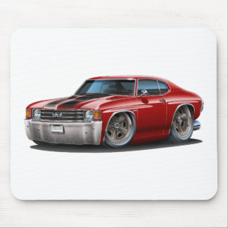 Chevelle Rödbrun-Svart bil 1971-72 Musmatta