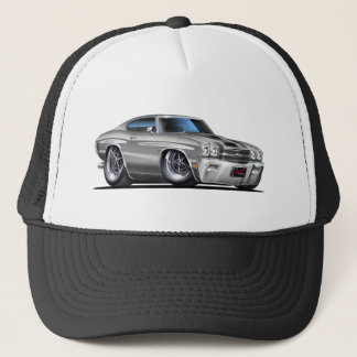Chevelle Silver-Svart bil 1970 Keps
