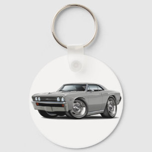 Chevelle silverbil 1967 nyckelring