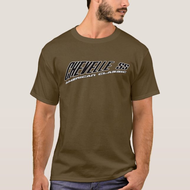 Chevelle SS - Lutad designamerikanklassiker Tee Shirt (Framsida)