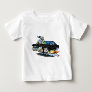 Chevelle svart bil 1966 tee