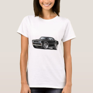 Chevelle svart bil 1967 tee