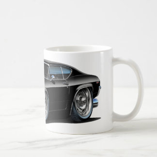 Chevelle svart bil 1968-69 kaffemugg