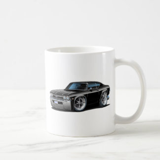 Chevelle svart bil 1968 kaffemugg
