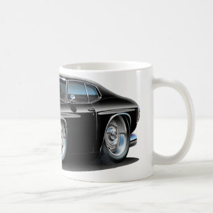 Chevelle svart bil 1971-72 kaffemugg