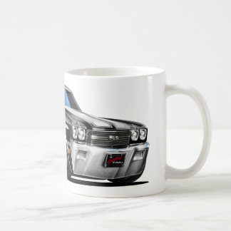 Chevelle Svart-Vit bil 1970 Kaffemugg
