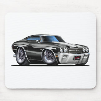Chevelle Svart-Vit bil 1970 Musmatta