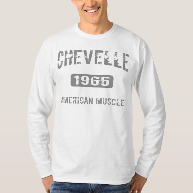 Chevelle utslagsplatser 1965 t shirt (Framsida)