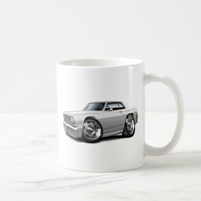 Chevelle vitbil 1964 kaffemugg (Höger)